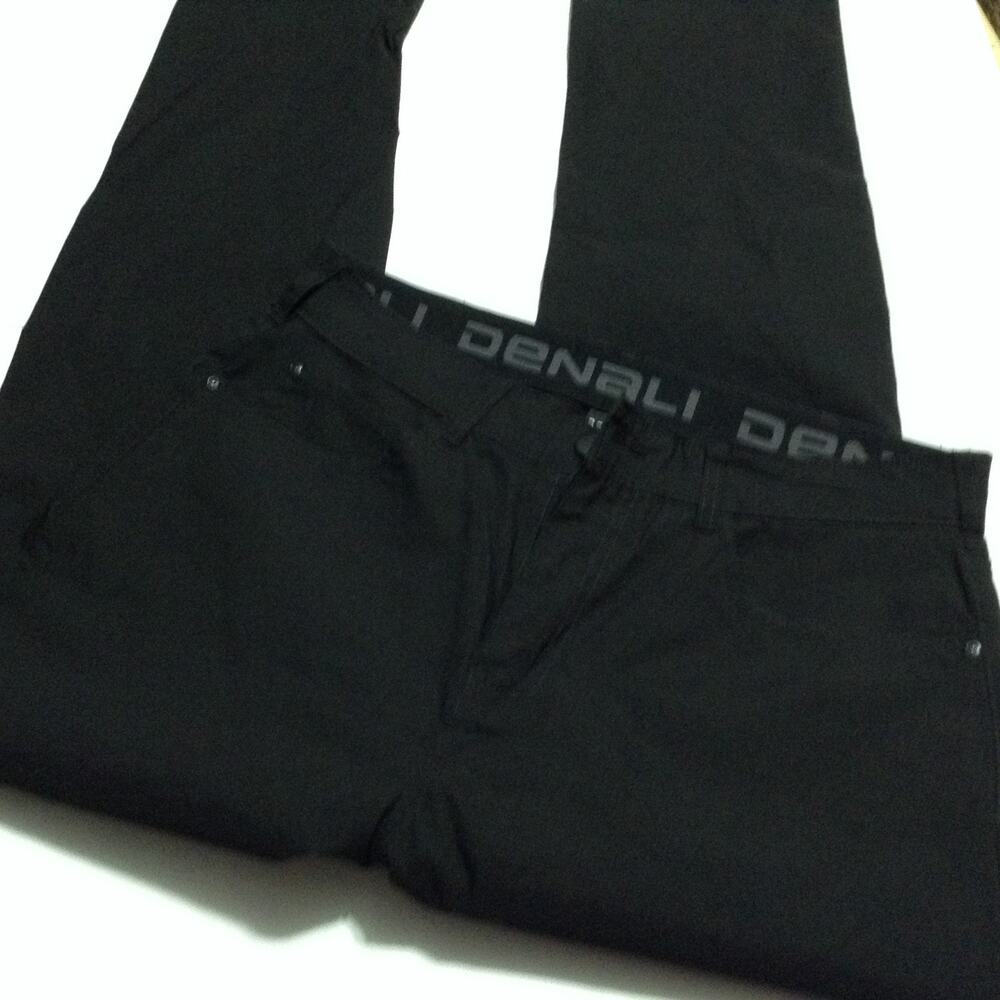 DENALI Technical Stretch Pants Mens 32x30 Black measures 34x29